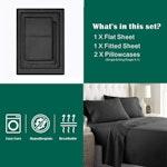 2000TC Queen Bed Sheet Set with Pillowcases alternate 6