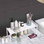 Expandable Cabinet Shelf Organizers, 23 cm (White) alternate 5