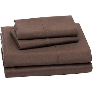 King Size Microfiber Bed Sheet Set, Deep Pockets cover