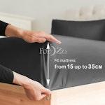 2000TC Ultra-Soft Super King 4pc Bed Sheet Set alternate 1