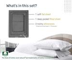 2000TC Ultra-Soft Super King 4pc Bed Sheet Set alternate 5