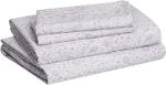 Queen Microfiber Bed Sheet Set, Lavender Paisley thumbnail