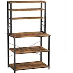 6-Tier Kitchen Shelf with Oven Stand & Hooks