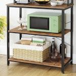 6-Tier Kitchen Shelf with Oven Stand & Hooks alternate 6
