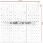 36 Pc Glass Spice Jars with Labels, 120ml Each alternate 1
