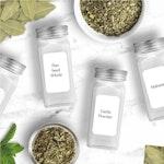 36 Pc Glass Spice Jars with Labels, 120ml Each alternate 4