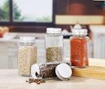 36 Pc Glass Spice Jars with Labels, 120ml Each alternate 7