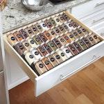 Adjustable 4-Tier Kitchen Spice Rack Organizer thumbnail