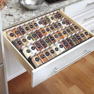 Adjustable 4-Tier Kitchen Spice Rack Organizer cover
