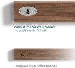 Acacia Wood Magnetic Knife Holder 42cm alternate 4