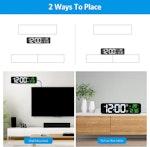 Large LED Digital Mirror Wall Clock alternate 5