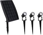 3-Pack LED Solar Spotlights - Outdoor, Waterproof thumbnail