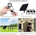 3-Pack LED Solar Spotlights - Outdoor, Waterproof alternate 6