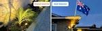 3-Pack LED Solar Spotlights - Outdoor, Waterproof alternate 8