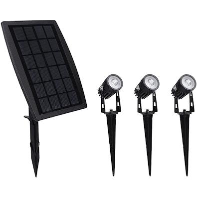 3-Pack LED Solar Spotlights - Outdoor, Waterproof cover