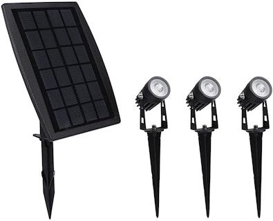 3-Pack LED Solar Spotlights - Outdoor, Waterproof cover