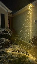 Warm White Outdoor LED Star Tree Lights alternate 2