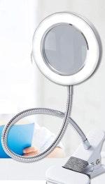 LED 8X Magnifying Lamp with Clamp & USB Plug alternate 1