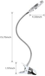 LED 8X Magnifying Lamp with Clamp & USB Plug alternate 4