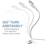 LED 8X Magnifying Lamp with Clamp & USB Plug alternate 5