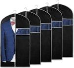 5-Pack Black Suit Storage Bags thumbnail