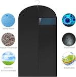 Pack of 5 Black Garment Bags 60x100cm with Zipper alternate 5