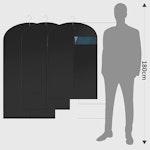 Pack of 5 Black Garment Bags 60x100cm with Zipper alternate 7