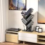 5-Tier Tree Bookshelf Storage Rack (Black) alternate 7