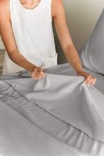 2000TC Ultra-Soft Super King Sheet Set, Gray alternate 1