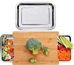 Chopping Board with with 2 Organiser alternate 1
