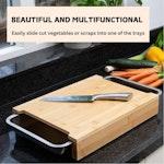 Chopping Board with with 2 Organiser alternate 5
