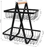 2-Tier Fruit Basket Stand for Kitchen Countertop alternate 3