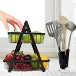 2-Tier Fruit Basket Stand for Kitchen Countertop alternate 8