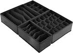 Home-Mart 4-Set Drawer Dividers for Clothes alternate 2