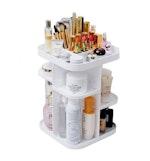 360 Rotating Makeup Organizer (White) thumbnail