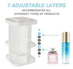 360 Rotating Makeup Organizer (White) alternate 5