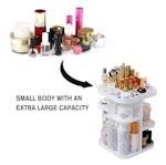 360 Rotating Makeup Organizer (White) alternate 6