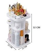 360 Rotating Makeup Organizer (White) alternate 8