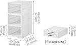 3-Tier Stackable Shoe Storage Box Organizer alternate 2