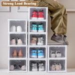 3-Tier Stackable Shoe Storage Box Organizer alternate 3