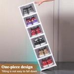 3-Tier Stackable Shoe Storage Box Organizer alternate 6