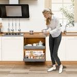 3 Pack Pull Out Cabinet Organizer (Grey) alternate 6