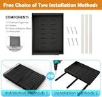 3 Pack Pull Out Cabinet Organizer (Grey) alternate 7