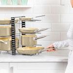 Adjustable 8-Tier Pan Rack Pot Organizer alternate 1