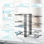 Adjustable 8-Tier Pan Rack Pot Organizer alternate 4