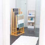 3-Tier Bamboo Towel Rack alternate 1