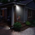 Outdoor Solar 4 LED Garden Spotlights Auto On/Off alternate 8