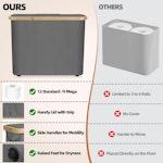 Toilet Paper Storage Basket Holds (Grey) alternate 5