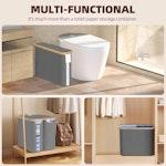 Toilet Paper Storage Basket Holds (Grey) alternate 7