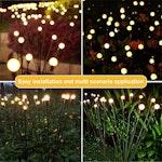 Solar Firefly Lights - Waterproof Garden Starburst alternate 1